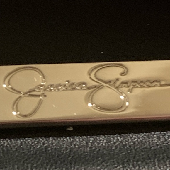 Jessica Simpson Black Leather purse with L/Bow. New - Picture 4 of 12